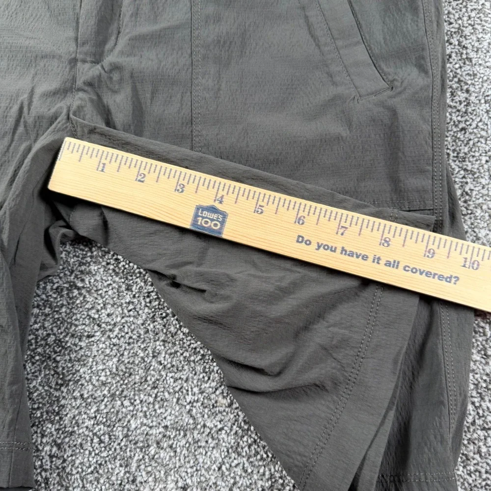 Athleta Trekkie North Shorts Women‎ 6 Dark Gray Ripstop Hiking Athletic Utility